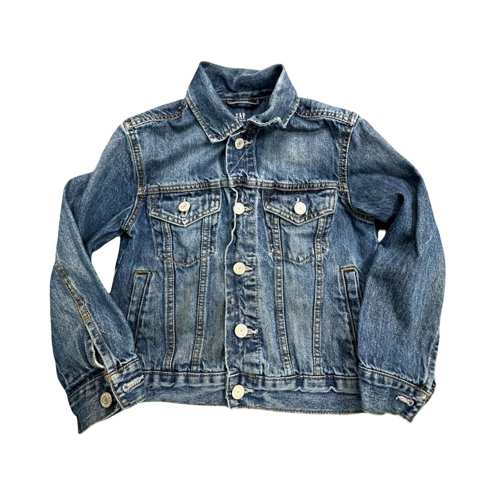Gap Denim Jacket Boys S Blue Gap For Good Trucker Classic Medium Wash